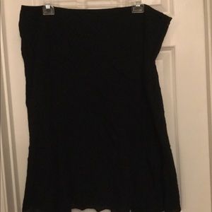 Style&Co Black Skirt Size 20W Cotton Lined Women’s